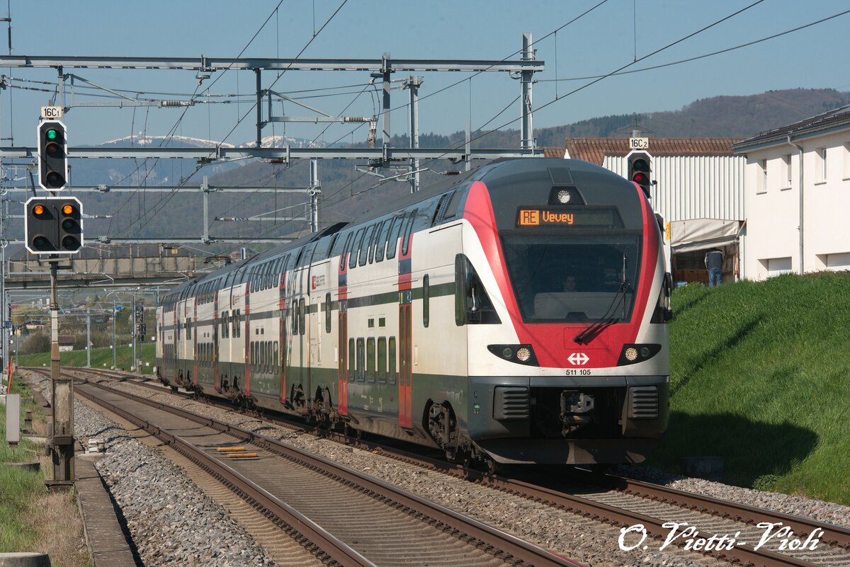 RABe 511 105
Ici à Perroy
Le 17 Avril 2018