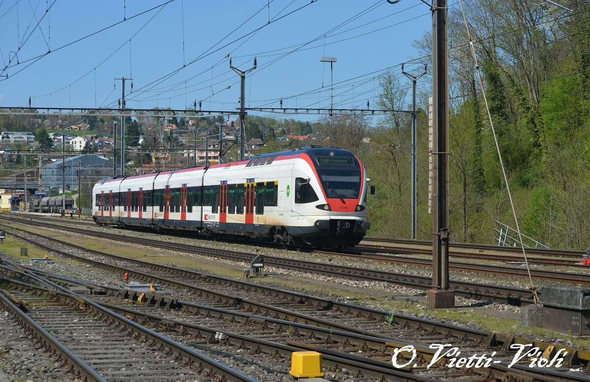 RABe 523 023
Ici à Cossonay-Penthalaz
Le 25 Avril 20013