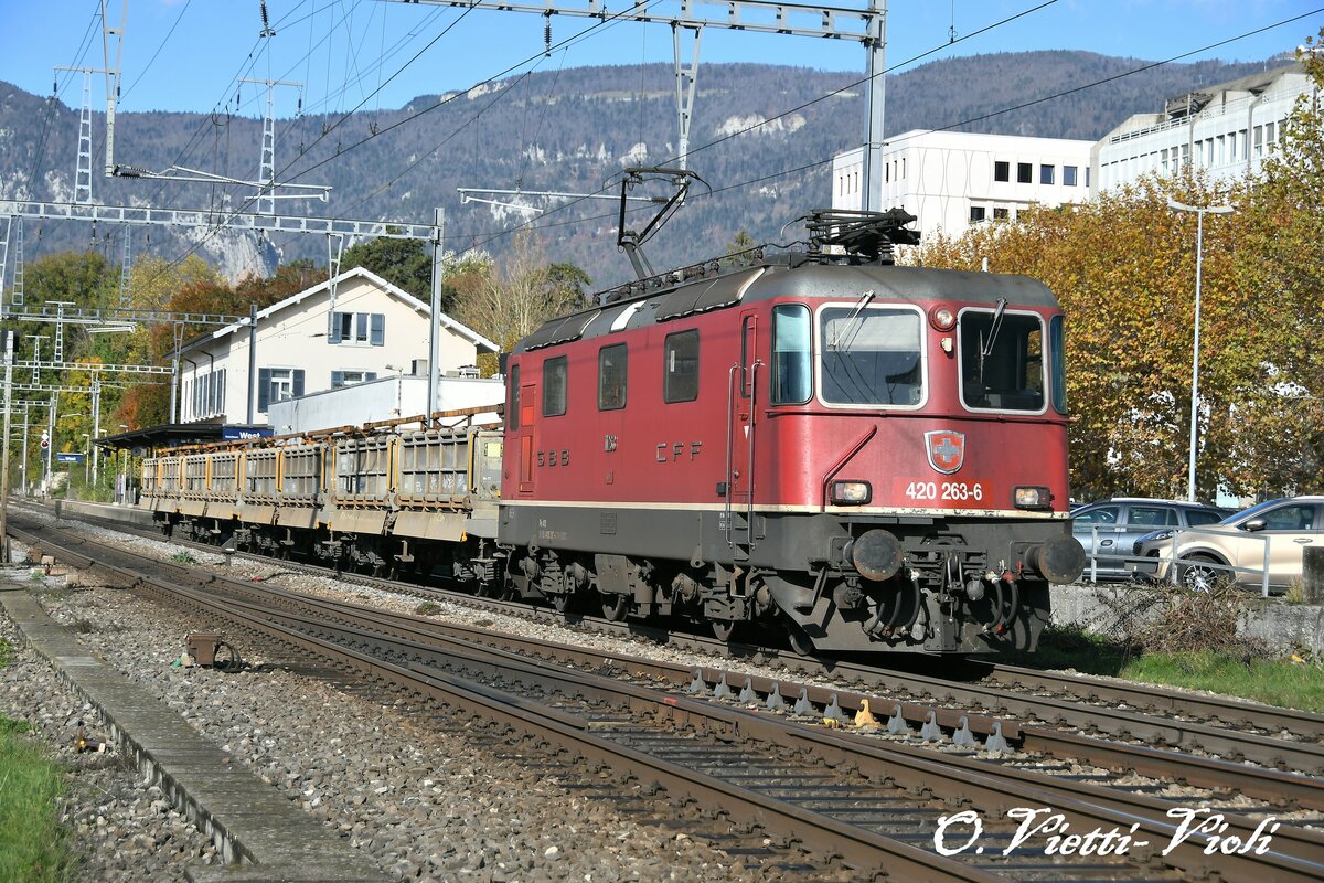 Re 420 263
Ici à Solothurn West
Le 02 Novembre 2019