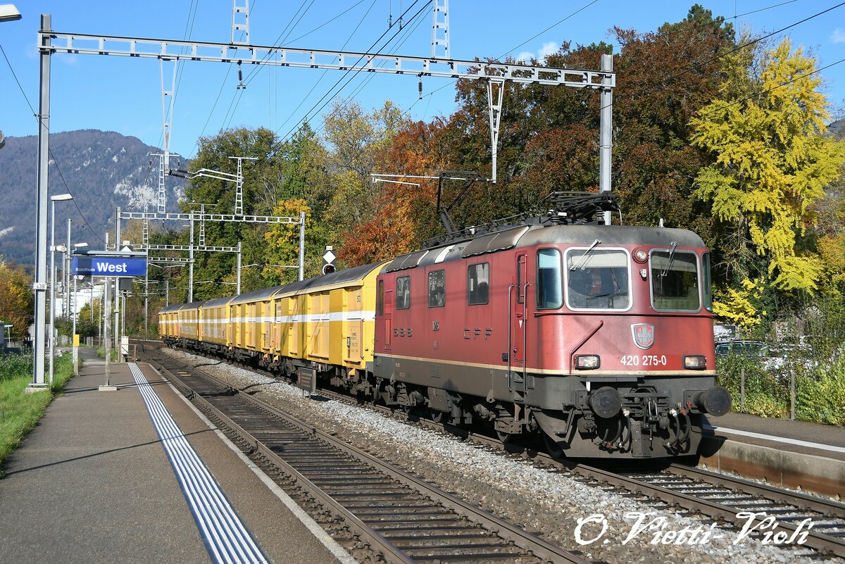 Re 420 275
Ici à Solothurn West
Le 02 Novembre 2019