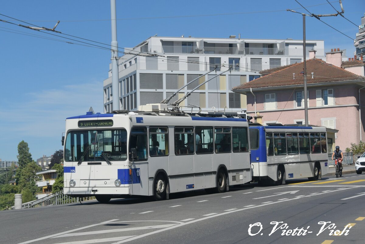 Trolleybus Naw/Lauber 775
Ici à Lausanne Bonne Espérance
Le 09 Juillet 2020