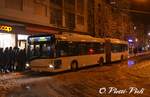Autobus Articulé Solaris Urbino 18 533  Ici à Lausanne Sallaz  Le 06 Février 2013