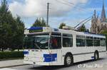 Trolleybus FBW/Hess 721  Ici à Lausanne Rue Caroline  Le 17 Septembre 2013