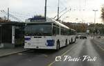 Trolleybus FBW/Hess 743  Ici à Lausanne Blécherette  Le 14 Novembre 2012