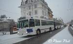Trolleybus Naw/Lauber 760  Ici à Prilly centre  Le 03 Décembre 2012