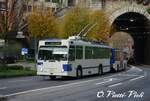 Trolleybus Naw/Lauber 784  Ici à Lausanne Place du Nord  Le 07 Novembre 2013