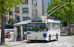 Trolleybus Naw/Lauber 784  Ici à Lausanne Jurigoz  Le 03 Juin 2013
