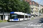 Trolleybus articulé Hess LighTram 25 701
Ici à Lausanne Georgette
le 17 Juillet 2021