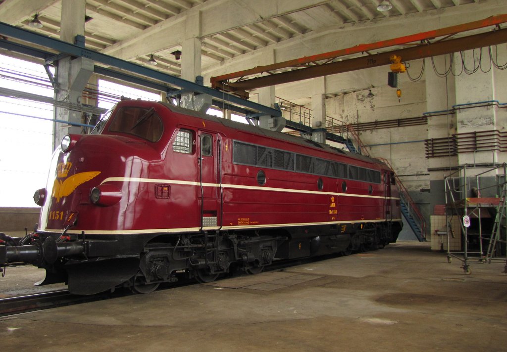 Altmark Rail MY 1151 (92 80 1227 009-8 D-AMR), am 06.06.2011 in der EBS-Werkshalle in Karsdorf.
