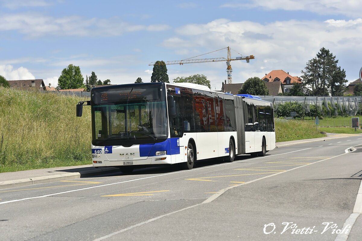 Autobus articulé Lion's City GL 640
Ici à Crissier, Timonet
le 1 Juin 2018