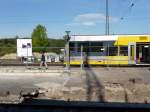 Bahnsteigneubau f�r die Gleise 4 und 5, am 03.10.2012 in Naumburg Hbf.