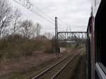 �stliche Bahnhofsausfahrt von Naumburg Hbf.