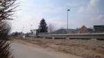 Der Bahnsteig vom Hp Ro�bach am 22.03.2012.
