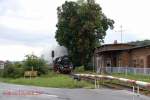 IGE Werrabahn 41 1144-9 mit dem  Rotk�ppchen-Express I  von Eisenach nach Freyburg, am 28.07.2007 bei der Durchfahrt in Kleinjena.
