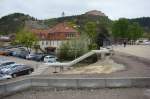 Baufortschritt an der neuen Schnittstelle zwischen Bus und Bahn, am 01.05.2013 am Hp Freyburg.