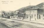 Der Bf Freyburg am 24.09.1909; (Sammlung: Michael B�ttcher)