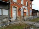 Da Empfangsgeb�ude im Bf Freyburg.