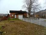 Das ehemalige Abortgeb�ude im Bf Freyburg am 03.03.2012.