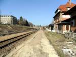 Der ehemalige Bf Freyburg am 16.03.2012.