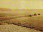 Bahnhof Laucha (Unstrut) w�hrend seiner Entstehungsphase; (Foto: Stadtarchiv Laucha)