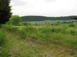 Von den ehemaligen G�ter- und Rangiergleisen im Bf Laucha ist durch den starken Graswuchs kaum noch etwas zu erkennen; 06.06.2011