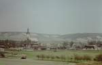 Blick auf den Lauchaer Bahnhof am 05.05.1980.