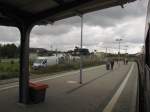 Zum Bahnhofsfest des Finnebahnvereins in Laucha am 27.09.2015 konnte der leere  Rotk�ppchen-Express II  aus Altenburg ab Freyburg als Sonderzug bis Karsdorf genutzt werden.