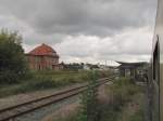 Zum Bahnhofsfest des Finnebahnvereins in Laucha am 27.09.2015 konnte der  Rotk�ppchen-Express II  aus Altenburg ab Freyburg als Sonderzug bis Karsdorf genutzt werden.