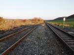 Am 05.11.2015 zeigte sich der Ostkopf vom Lauchaer Bahnhof noch überwiegend im alten Zustand.