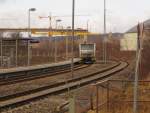 Seitdem 01.02.2012 halten die Triebwagen der Burgenlandbahn am neuen Haltepunkt in Karsdorf.