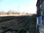 Im Bahnhof Vitzenburg wurden die Bahnsteige zur�ckgebaut.
