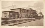 Eine historische Aufnahme vom Bf Vitzenburg zur Zeit der Deutschen Reichsbahngesellschaft (DRG) zwischen 1927 und 1937.
