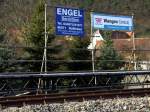 DRE Hp-Schild in Wangen.