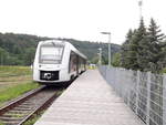 abellio 1648 934 als RB nach Naumburg Ost, am 10.06.2019 am Hp Wangen.