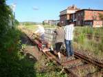 Arbeitseinsatz am 22.06.2012 im Bf Ro�leben.