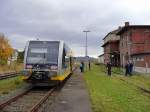 Burgenlandbahn 672 904 im Bf Ro�leben.