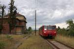Die Ferkeltaxen bei der Ausfahrt in Donndorf auf dem Weg zur�ck nach Nebra; 07.09.2008 (Foto: Tino W�ldchen)