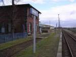 Der Bahnsteig in Gehofen im Jahr 2006.