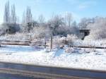 Der ehemalige Bahn�bergang am Posten 6a in Laucha.