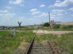 Ein Bahn�bergang zwischen Nebra und Ro�leben; 2007 (Foto: Thomas Menzel)
