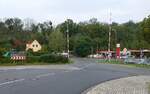 In Nebra wird der Bahn�bergang 50 m in Richtung Bahnhof verschoben.
