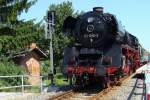 DB Museum 03 1010-2 als Schlusslok am DPE 80333 von Leipzig Hbf �ber Freyburg Bbf nach Gro�heringen anl�sslich der Saale-Weinmeile am 08.06.2014 in Ro�bach.