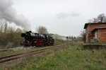 IGE Werrabahn 41 1144-9 am 17.04.2016 beim umsetzen in Karsdorf.