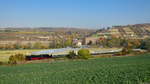 Einmal jährlich fährt der „Rotkäppchen-Express“ mit der 41 1144-9 der IGE  Werrabahn Eisenach  e.V.
