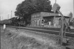 DR 41 1263-7 mit einem DMV-Sonderzug von Erfurt nach Naumburg, am 30.09.1978 im Bf Gehofen.