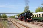 EMBB 52 8154-8 am 12.09.2015 beim umsetzen in Karsdorf.