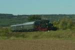 EMBB 52 8154-8 mit dem DPE 84196 von Freyburg nach Leipzig-Plagwitz, am 13.09.2008 bei Kleinjena.