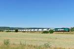 FLEX 159 253 mit Zement aus Karsdorf, am 30.06.2025 bei Kleinjena in Richtung Naumburg (S).