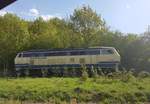 Am 29.04.2020 war die 218 460-4  Conny  von der Westfrankenbahn zu Gast auf der Unstrutbahn.
