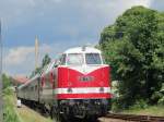 Am Zugschluss des privaten Sonderzugs DPE 91459 von St.